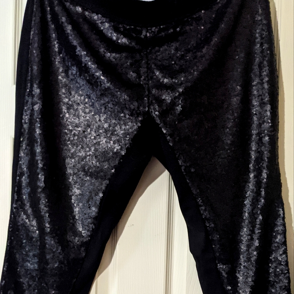 Lane Bryant Sequin Front Leggings 18/20